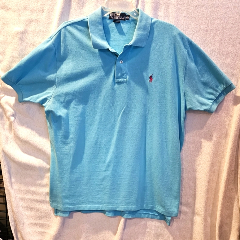 Men's XL Polo Ralph Lauren Blue Polo short sleeved shirt